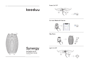 Kullanım kılavuzu Kooduu Synergy 65 Hoparlör