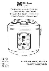 Mode d’emploi KitchenLove KL220 Cuiseur à riz