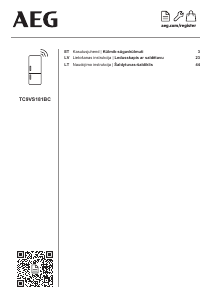 Vadovas AEG TC9VS181BC Šaldytuvas-šaldiklis