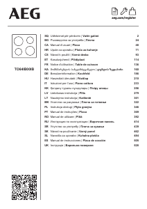 Manual de uso AEG TO64IB00IB Placa