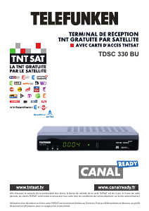 Mode d’emploi Telefunken TDSC 330 BU Récepteur numérique