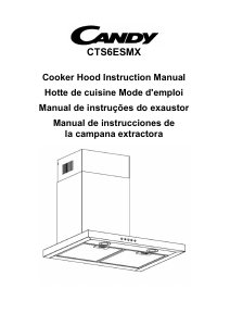Manual de uso Candy CTS6ESMX Campana extractora