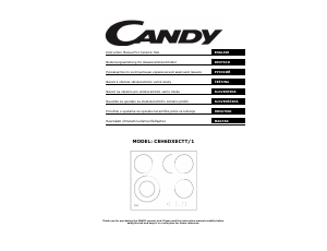 Használati útmutató Candy CEH6DXECTT/1 Főzőlap