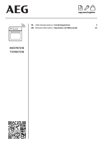 Bedienungsanleitung AEG NKO7N721B Backofen
