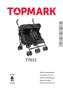 Mode d’emploi Topmark T7015 Poussette