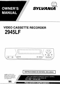 Manual Sylvania 2945LF Video recorder