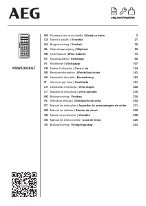 Manual AEG NSW8D826GT Răcitor vin