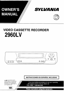Manual Sylvania 2960LV Video recorder