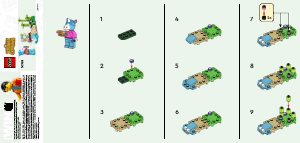 Bedienungsanleitung Lego set 30703 Animal Crossing Jimmys Strandgemälde
