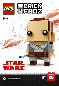 Bedienungsanleitung Lego set 41489 Brickheadz Rey & Kylo Ren