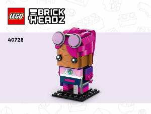 Bedienungsanleitung Lego set 40728 Brickheadz Farbenbomber