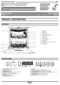 Manual Hotpoint H7I HP42 LO Máquina de lavar louça