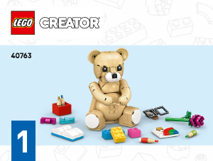 Manual Lego set 40763 Creator Childrens day teddy bear