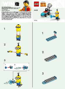 Instrukcja Lego set 30678 Despicable Me 4 Odrzutowa deska minionków