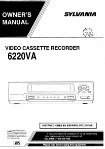 Manual Sylvania 6220VA Video recorder
