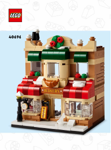 Manual Lego set 40696 Promotional Bakery