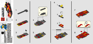 Brugsanvisning Lego set 30709 Speed Champions Ferrari 499P-hyperbil