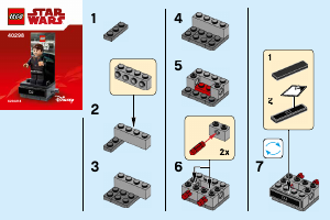 Manual Lego set 40298 Star Wars DJ - Collectible minifigure