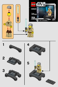 Manual Lego set 30624 Star Wars Obi-Wan Kenobi - Collectible minifigure