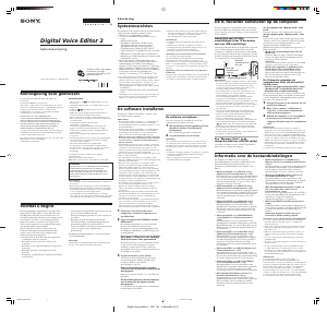 Handleiding Sony ICD-P210 Audiorecorder