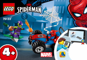 Manual Lego set 76133 Super Heroes Spider-Man car chase