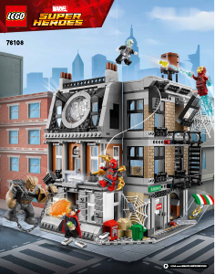 Manual Lego set 76108 Super Heroes Sanctum Sanctorum showdown