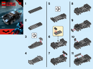Manual Lego set 30455 Super Heroes Batmobile