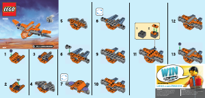 Manual Lego set 30525 Super Heroes The Guardians ship