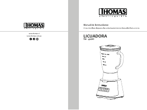 Manual de uso Thomas TH-410Vi Batidora