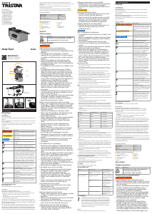 Mode d’emploi Tristar FR-9338 Friteuse