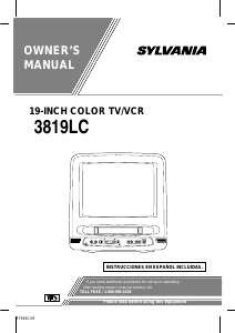 Manual Sylvania 3819LC Television