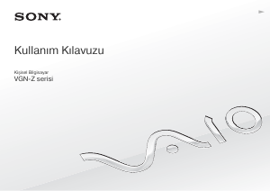 Kullanım kılavuzu Sony Vaio VGN-Z46XRN Dizüstü bilgisayar