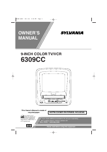 Manual Sylvania 6309CC Television
