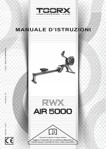 Manuale Toorx RWX Air 5000 Vogatore