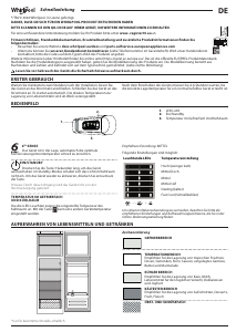 Manual de uso Whirlpool ART 364 62 Frigorífico combinado