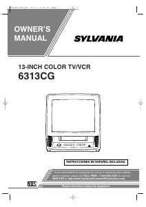 Manual Sylvania 6313CG Television