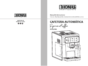 Manual de uso Thomas TH-175DEML SupremaKaffe Máquina de café