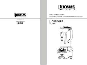 Manual de uso Thomas TH-790D Batidora