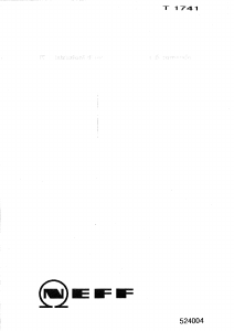 Handleiding Neff T1741N0 Kookplaat