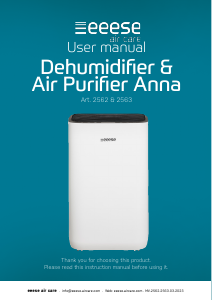 Manual Eeese 2563 Anna Dehumidifier
