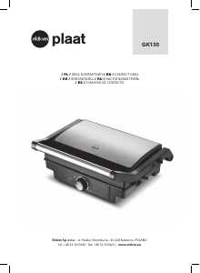 Руководство Eldom GK130 Plaat Контактный гриль