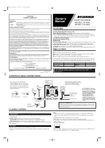 Manual Sylvania 6413TC Television