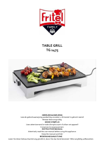 Bedienungsanleitung Fritel TG 1475 Tischgrill