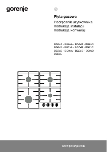 Instrukcja Gorenje GT642AB Płyta do zabudowy
