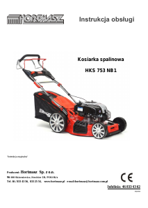Instrukcja Hortmasz HKS 753 NB1 Kosiarka