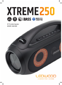 Εγχειρίδιο Ledwood Xtreme 250 Ηχείο