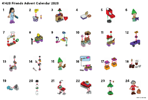 Bruksanvisning Lego set 41420 Friends LEGO Friends adventskalender