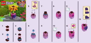Manual Lego set 30404 Friends Friendship flower