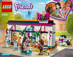 Brugsanvisning Lego set 41344 Friends Andreas tilbehørsbutik