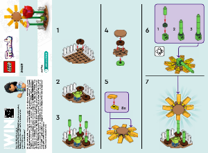 Manual Lego set 30659 Friends Flower garden